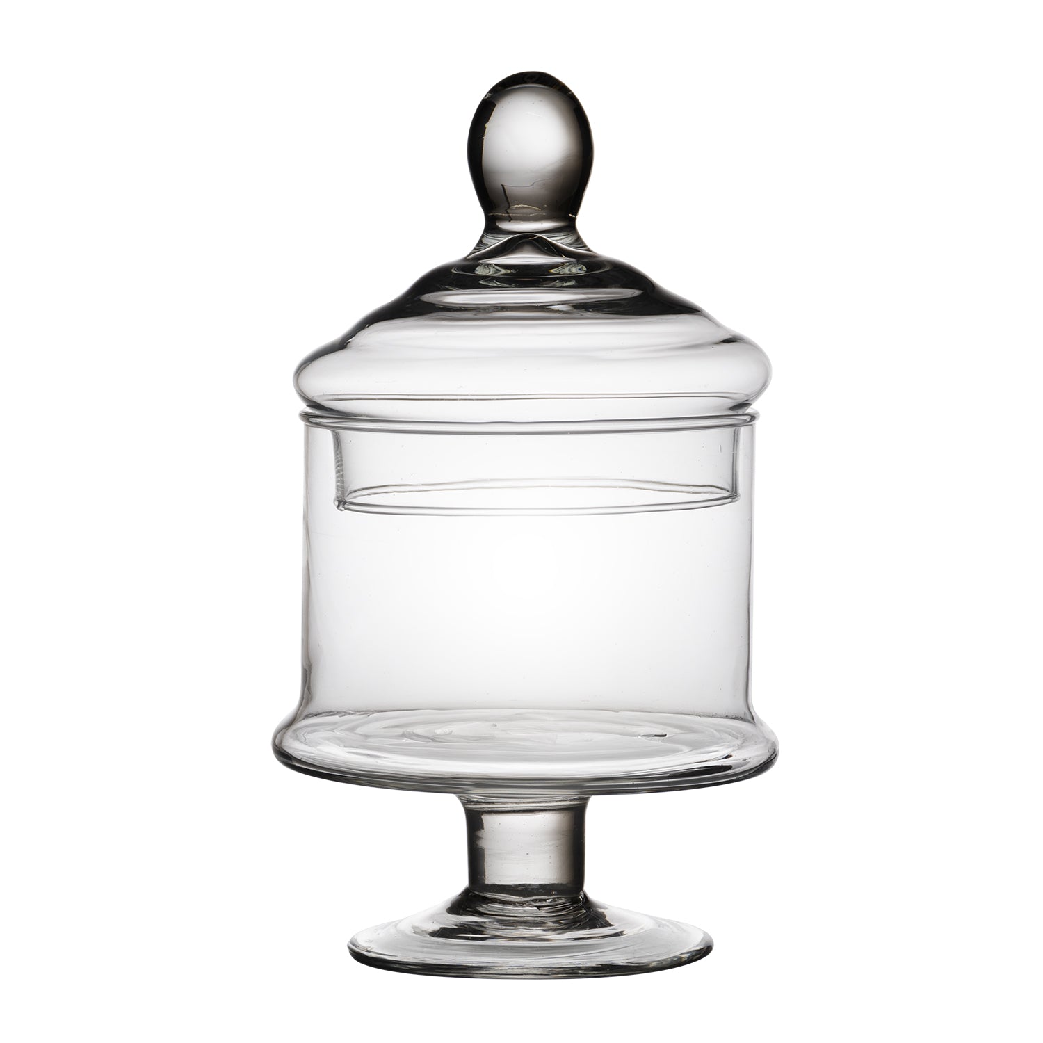 GUSTO CASA - Potiche in Vetro con Coperchio Patisserie h23 diametro 13 cm